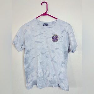 SANTA CRUZ Colored Poppy Dot Girls Tie Dye Tee